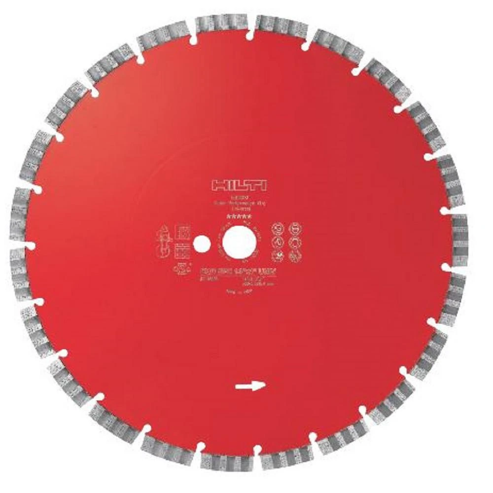 Hilti 16 In. X 1 In. EQD SPX Universal Segmented Diamond Cutting Disc 1 Hilti 16 In. X 1 In. EQD SPX Universal Segmented Diamond Cutting Disc