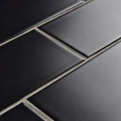 Merola Tile Projectos 7-3/4 In. X 3-7/8 In. Preto Matte Ceramic Subway Floor And Wall Subway Tile (11.46 Sq. Ft. / Case) 15 Merola Tile Projectos 7-3/4 In. X 3-7/8 In. Preto Matte Ceramic Subway Floor And Wall Subway Tile (11.46 Sq. Ft. / Case) -Floor Promotion Store 63fae362146e4399a16d1d4f2f2111fd 1800x1800