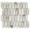 Daltile Restore Coastal Polished 11 In. X 11 In. X 8mm Marble Mosaic Floor And Wall Tile (0.9 Sq. Ft./ Piece)