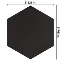 Merola Tile Textile Hex Black 8-5/8 In. X 9-7/8 In. Porcelain Floor And Wall Tile (11.56 Sq. Ft. / Case) 21 Merola Tile Textile Hex Black 8-5/8 In. X 9-7/8 In. Porcelain Floor And Wall Tile (11.56 Sq. Ft. / Case) -Floor Promotion Store 677963d26acacef2d330e8ef98cd84f4 1800x1800