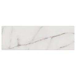 Jeffrey Court Glossy Carrara White 4 In. X 12 In. Ceramic Wall Tile (9.687 Sq. Ft. / Case)