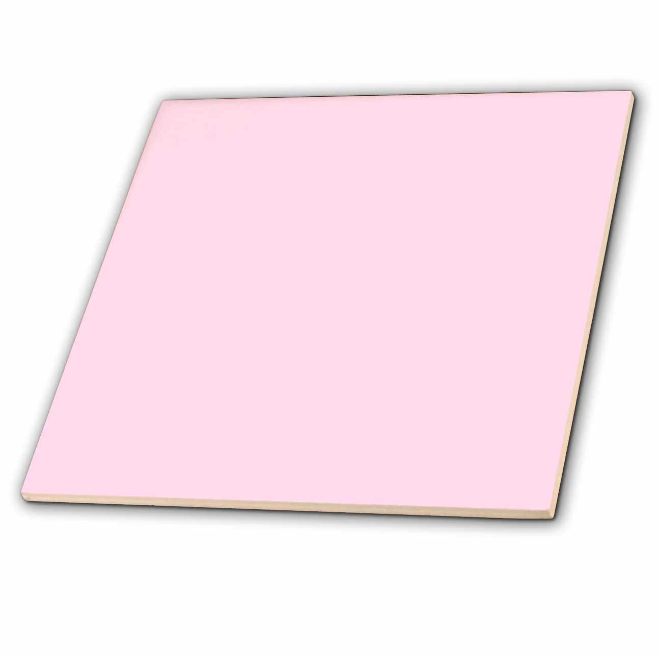 3dRose Pale Pink - Ceramic Tile, 6-inch 1 3dRose Pale Pink - Ceramic Tile, 6-inch