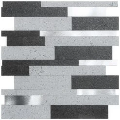 Bond Tile Easy Luxe Metalway Gray 11.81 In. X 11.81 In. SPC Peel And Stick Tile (0.96 Sq. Ft. / Sheet) -Floor Promotion Store 6c281736 7fa3 4746 abda 55b1cb8e62db.76c78103e520663eeb0f5b9b00fcf3e3 1800x1800