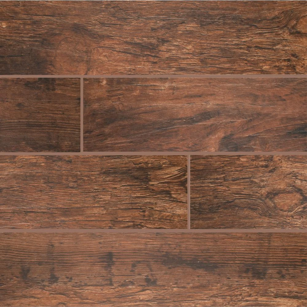 MSI Redwood Natural 6 In. X 24 In. Matte Porcelain Floor And Wall Tile (10 Sq. Ft./case) 13 MSI Redwood Natural 6 In. X 24 In. Matte Porcelain Floor And Wall Tile (10 Sq. Ft./case) - Image 13