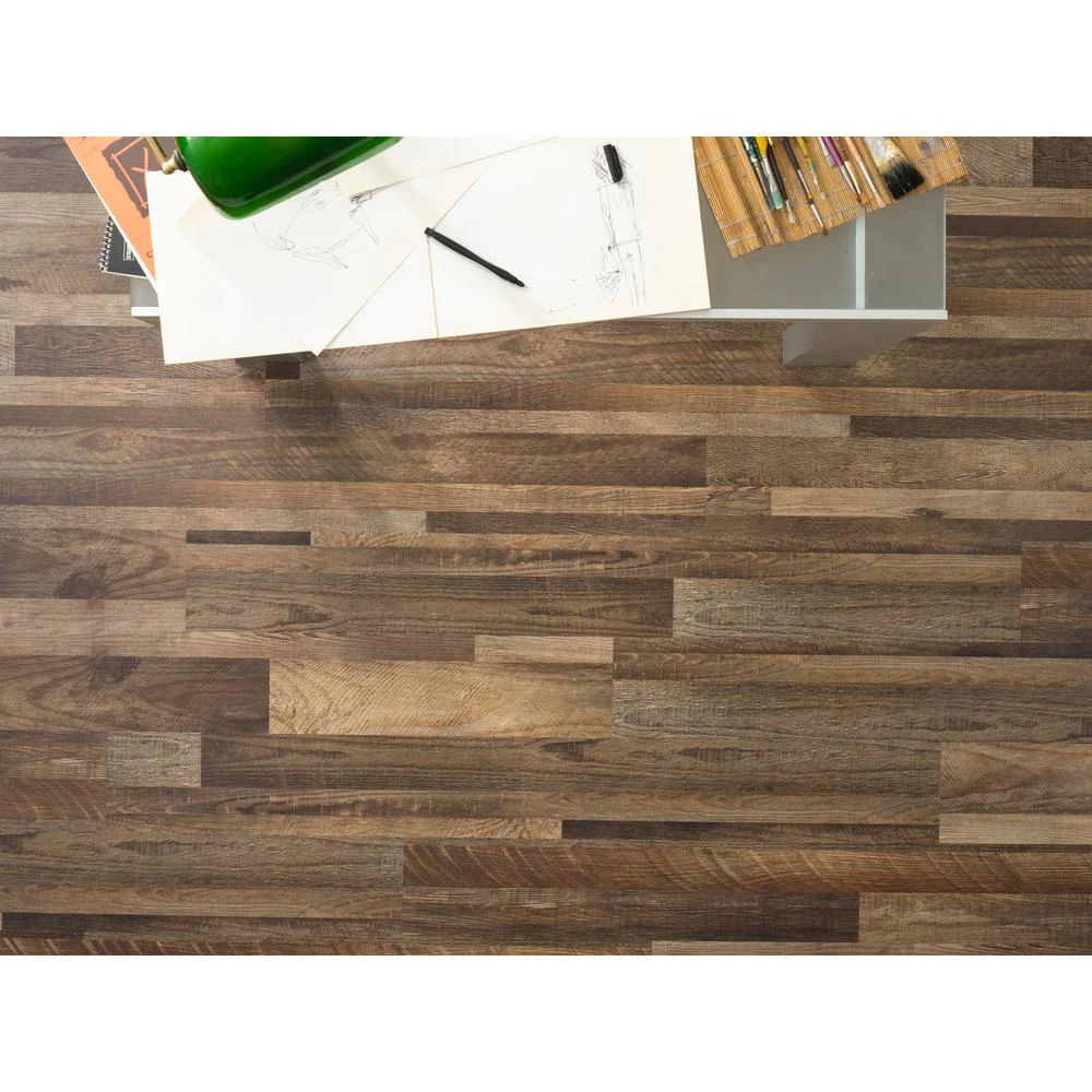 Islander Winchester Oak 5.91 In. X 48 In. HDPC Floating Vinyl Plank Flooring (19.69 Sq. Ft. Per Case) 2 Islander Winchester Oak 5.91 In. X 48 In. HDPC Floating Vinyl Plank Flooring (19.69 Sq. Ft. Per Case) - Image 2