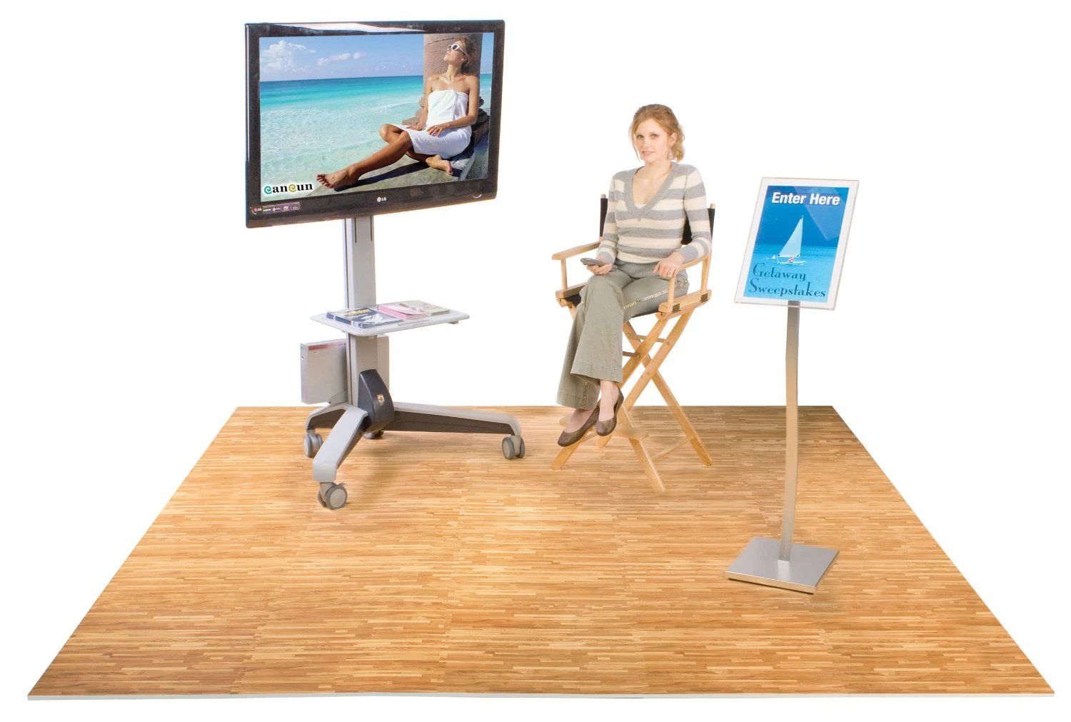 Clevr EVA Foam Interlocking Floor Mat, Light Wood, 25 Pcs, 100 Sq. Ft. 6 Clevr EVA Foam Interlocking Floor Mat, Light Wood, 25 Pcs, 100 Sq. Ft. - Image 6