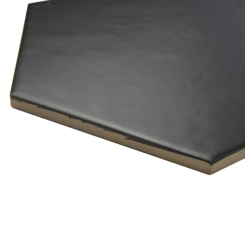 Merola Tile Hexatile Matte Nero 7 In. X 8 In. Porcelain Floor And Wall Tile (7.67 Sq. Ft./case) 3 Merola Tile Hexatile Matte Nero 7 In. X 8 In. Porcelain Floor And Wall Tile (7.67 Sq. Ft./case) - Image 3