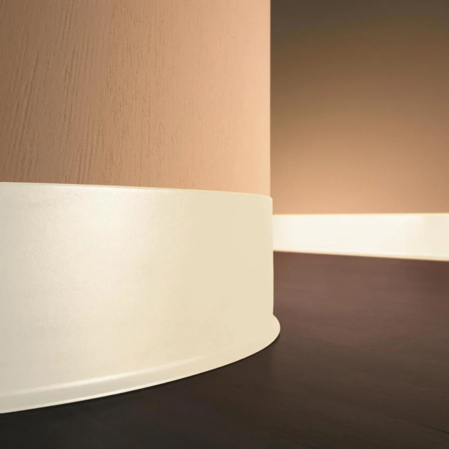 Flexco 4-in W X 4-ft L Baby's Breath Thermoplastic Rubber Wall Base 2 Flexco 4-in W X 4-ft L Baby's Breath Thermoplastic Rubber Wall Base - Image 2