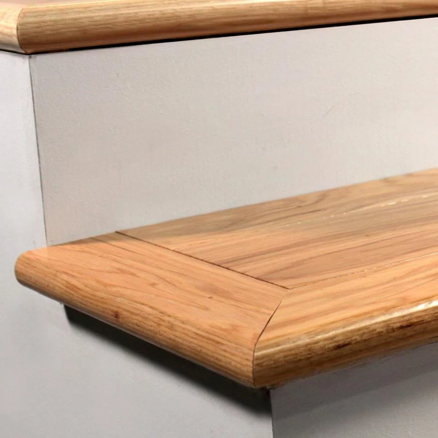 Flexco Stair Nose 3.12-in X 144-in Natural Unfinished Stair Nosing 2 Flexco Stair Nose 3.12-in X 144-in Natural Unfinished Stair Nosing - Image 2