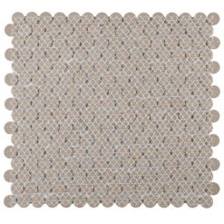 Merola Tile Hudson Penny Round Grey Eye 12 In. X 12 In. Porcelain Mosaic Tile (10.74 Sq. Ft. / Case) 13 Merola Tile Hudson Penny Round Grey Eye 12 In. X 12 In. Porcelain Mosaic Tile (10.74 Sq. Ft. / Case) -Floor Promotion Store 73a9c0b8cbfd21abdf7e9db060dd28d6 1800x1800