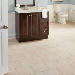 TrafficMaster Laguna Bay 12 In. X 12 In. Cream Ceramic Floor And Wall Tile (14.53 Sq. Ft. / Case) -Floor Promotion Store 7671fb1857bf122b94b53352012ac848 1800x1800