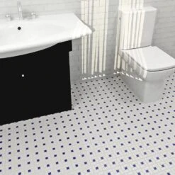 Merola Tile Spiral Blue And White 12-1/2 In. X 12-1/2 In. X 6 Mm Porcelain Mosaic Tile (11.07 Sq. Ft. / Case) 30 Merola Tile Spiral Blue And White 12-1/2 In. X 12-1/2 In. X 6 Mm Porcelain Mosaic Tile (11.07 Sq. Ft. / Case) -Floor Promotion Store 7740b42ef941b259f6b3e428fbd75829 1800x1800