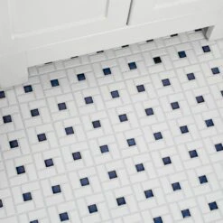 Merola Tile Spiral Blue And White 12-1/2 In. X 12-1/2 In. X 6 Mm Porcelain Mosaic Tile (11.07 Sq. Ft. / Case) 28 Merola Tile Spiral Blue And White 12-1/2 In. X 12-1/2 In. X 6 Mm Porcelain Mosaic Tile (11.07 Sq. Ft. / Case) -Floor Promotion Store 7997d4dc4213926e23355dfa84cd3d04 1800x1800