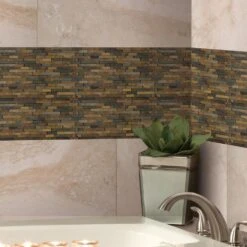 MSI Rustique Interlocking 8 In. X 18 In. X 10mm Textured Slate Mesh-Mounted Mosaic Wall Tile (10 Sq. Ft. / Case) -Floor Promotion Store 79dfb57a4b8531d421defc473f6f0d50 1800x1800