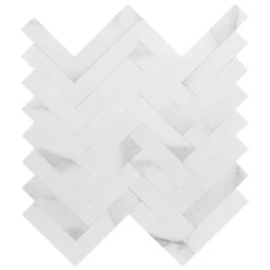 Bond Tile Easy Luxe Herringbone Calacatta 10.31 In. X 10.31 In. SPC Peel And Stick Tile (0.73 Sq. Ft. / Sheet) -Floor Promotion Store 7a2a38cd 63f2 4d9c a7d0 e5d562cac47e.f3ef8690f71eee02d6aff417a7fb2219 1800x1800