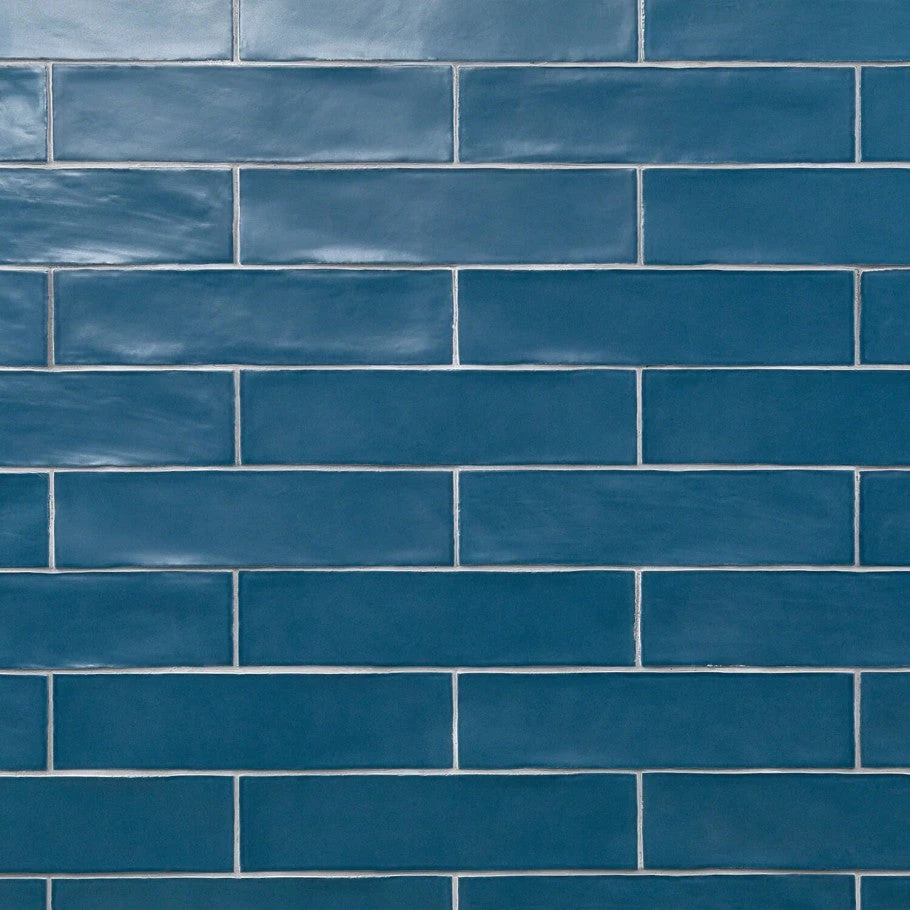 Bond Tile Baton Rouge Blue 3 In. X 12 In. Matte Ceramic Subway Wall Tile (22 Pieces 5.38 Sq. Ft. / Box) 1 Bond Tile Baton Rouge Blue 3 In. X 12 In. Matte Ceramic Subway Wall Tile (22 Pieces 5.38 Sq. Ft. / Box)