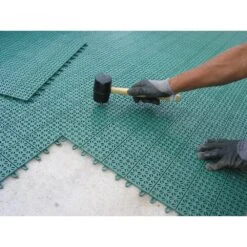 Blue Regenerated 22 In. X 22 In. Polypropylene Interlocking Floor Mat System (Set Of 12 Tiles) -Floor Promotion Store 7c701277c2e4a8cf28fa9f2174bc6ec4 376a7299 c940 48d2 90a9 927b0a160e55 1800x1800