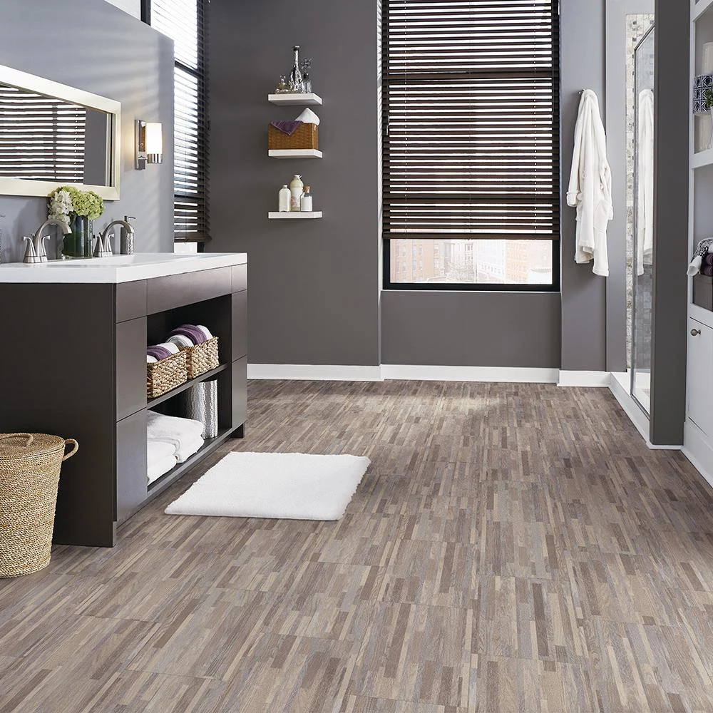 TrafficMASTER Beach Sand 12 In. X 24-1/8 In. Peel And Stick Vinyl Tile (30.156 Sq. Ft. / Case) 2 TrafficMASTER Beach Sand 12 In. X 24-1/8 In. Peel And Stick Vinyl Tile (30.156 Sq. Ft. / Case) - Image 2