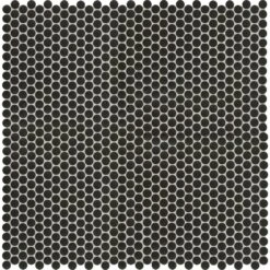 MSI Penny Round Nero 12.32 In. X 11.38 In. X 6mm Matte Porcelain Mesh-Mounted Mosaic Tile (14.4 Sq. Ft./case) 17 MSI Penny Round Nero 12.32 In. X 11.38 In. X 6mm Matte Porcelain Mesh-Mounted Mosaic Tile (14.4 Sq. Ft./case) -Floor Promotion Store 7d99b784eac1bf4583d871af06653399 1800x1800
