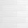 Daltile Restore Bright White 4 In. X 16 In. Ceramic Wavy Wall Tile (13.20 Sq. Ft. / Case)