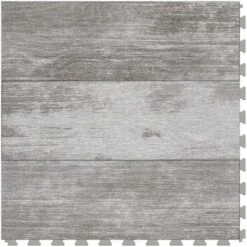 Perfection Floor Tile Vintage Wood Collection 6-Piece 20-in X 20-in Vintage White Vinyl Tile