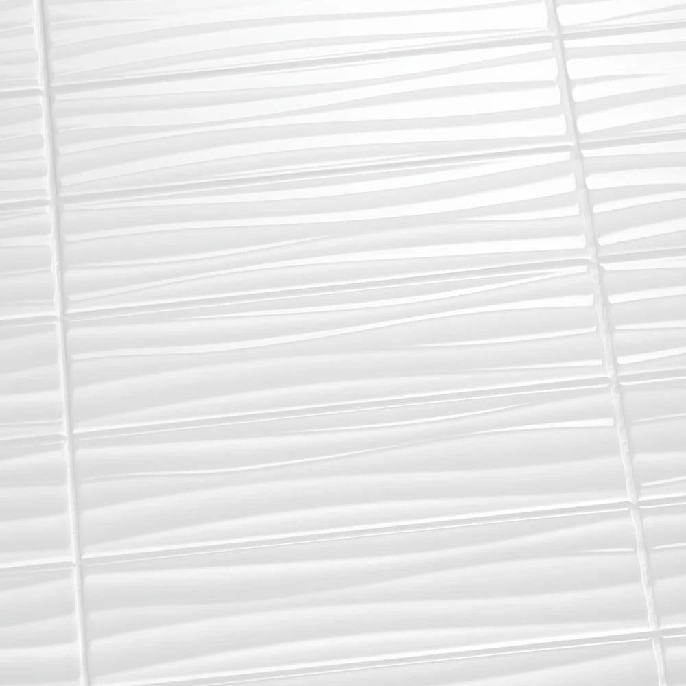 Daltile Restore Bright White 4 In. X 16 In. Ceramic Wavy Wall Tile (13.20 Sq. Ft. / Case) 3 Daltile Restore Bright White 4 In. X 16 In. Ceramic Wavy Wall Tile (13.20 Sq. Ft. / Case) - Image 3