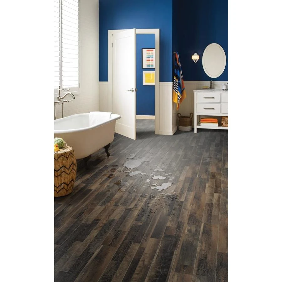 SMARTCORE 11-Piece 5-in X 48.03-in Clayton Hickory Luxury Vinyl Plank Flooring 12 SMARTCORE 11-Piece 5-in X 48.03-in Clayton Hickory Luxury Vinyl Plank Flooring - Image 12