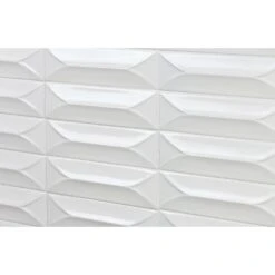 Ivy Hill Tile Vintage Bianco 3D 3 In. X 9 In. 10mm Polished Ceramic Subway Wall Tile (40 Pieces) (6.02 Sq. Ft./Box) -Floor Promotion Store 85d441b5e03cfda9cdd82e803bb08017 1800x1800