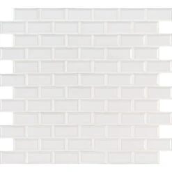 MSI Bright White Bevel 11.47 In. X 11.63 In. X 6 Mm Glossy Porcelain Mesh-Mounted Mosaic Tile (13.35 Sq. Ft. / Case) 10 MSI Bright White Bevel 11.47 In. X 11.63 In. X 6 Mm Glossy Porcelain Mesh-Mounted Mosaic Tile (13.35 Sq. Ft. / Case) -Floor Promotion Store 86466ffdc9bcd6ec33415c43189fda82 1800x1800