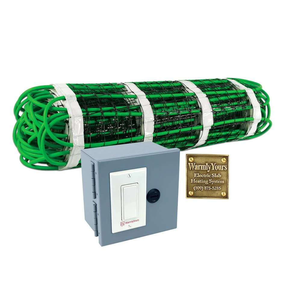 WarmlyYours 2 Ft. X 5 Ft. 120-Volt Radiant Snow Melting Mat Wi-Fi Control (Covers 10 Sq. Ft.) 1 WarmlyYours 2 Ft. X 5 Ft. 120-Volt Radiant Snow Melting Mat Wi-Fi Control (Covers 10 Sq. Ft.)