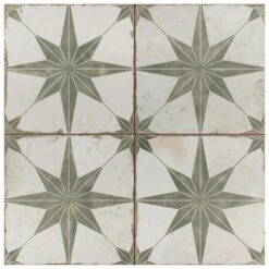 Merola Tile Kings Star Sage 17-5/8"x17-5/8" Ceramic F/W Tile 27 Merola Tile Kings Star Sage 17-5/8"x17-5/8" Ceramic F/W Tile -Floor Promotion Store 888f6efe8bec5b8dbcea436d283d6518 1800x1800