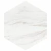 Merola Tile Eterno Carrara Hex 8-5/8 In. X 9-7/8 In. Porcelain Floor And Wall Tile (11.56 Sq. Ft. / Case)