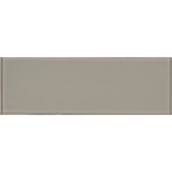 MSI Pebble 3 In. X 9 In. X 8mm Glossy Glass Gray Subway Tile (3.8 Sq. Ft. /case)