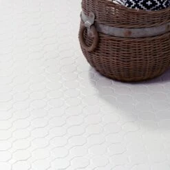 Daltile Matte White Octagon Dot 12 In. X 12 In. X 6mm Ceramic Mosaic Floor And Wall Tile (1 Sq. Ft. / Piece) 11 Daltile Matte White Octagon Dot 12 In. X 12 In. X 6mm Ceramic Mosaic Floor And Wall Tile (1 Sq. Ft. / Piece) -Floor Promotion Store 8e9c699f6e246ce487b146faed95dc86 1800x1800