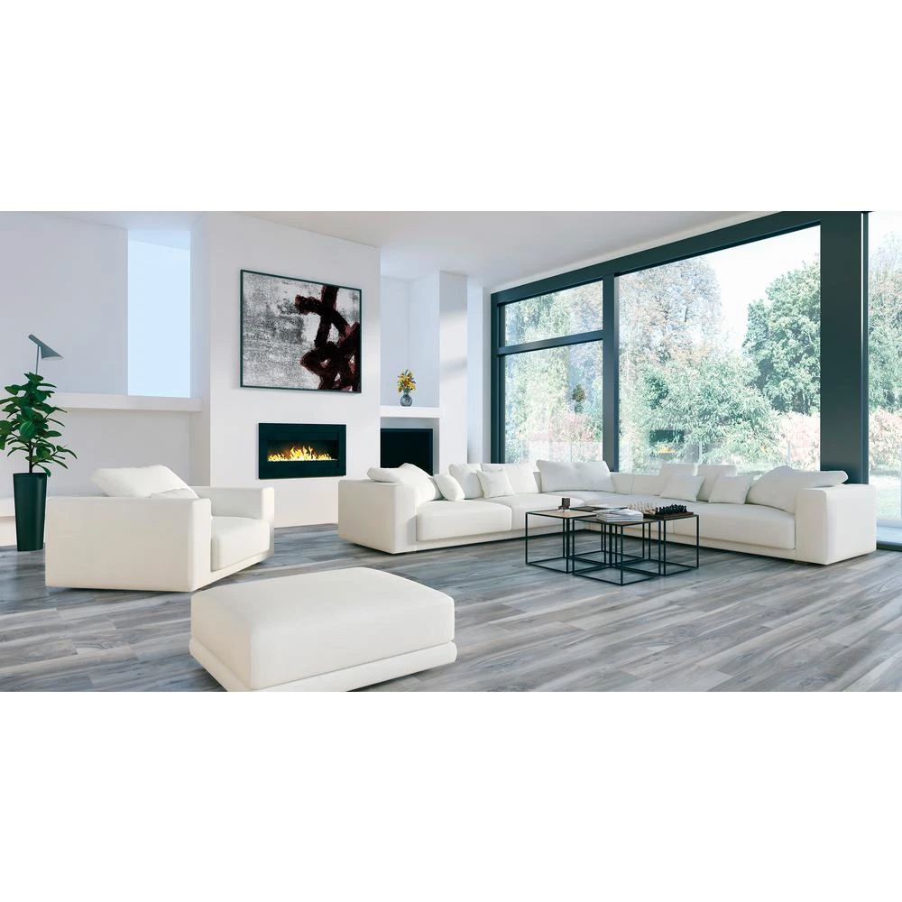 Florida Tile Home Collection Outer Banks Blue 8 In. X 36 In. Matte Porcelain Floor And Wall Tile (367.2 Sq. Ft. / Pallet) 7 Florida Tile Home Collection Outer Banks Blue 8 In. X 36 In. Matte Porcelain Floor And Wall Tile (367.2 Sq. Ft. / Pallet) - Image 7