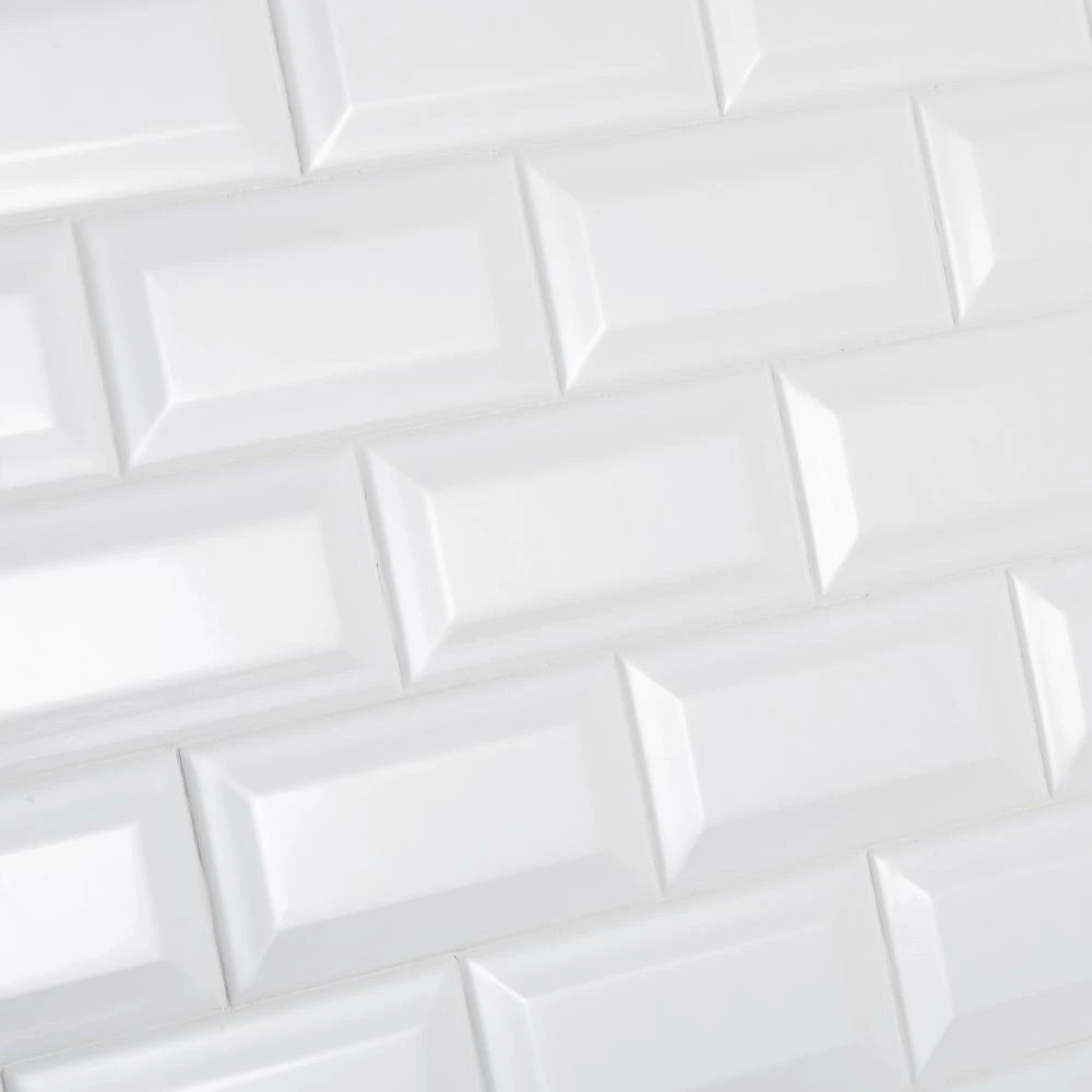Daltile Restore 3 In. X 6 In. Ceramic Bevel Bright White Subway Tile (10 Sq. Ft. / Case) 5 Daltile Restore 3 In. X 6 In. Ceramic Bevel Bright White Subway Tile (10 Sq. Ft. / Case) - Image 5