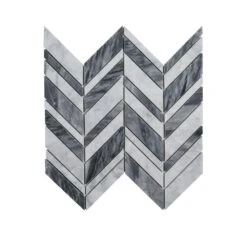 Jeff Lewis Carlton Gray 11.25 In. X 12 In. X 9 Mm Chevron Marble Wall And Floor Mosaic Tile -Floor Promotion Store 9284c6742bca96048e837ffc8db27485 1800x1800