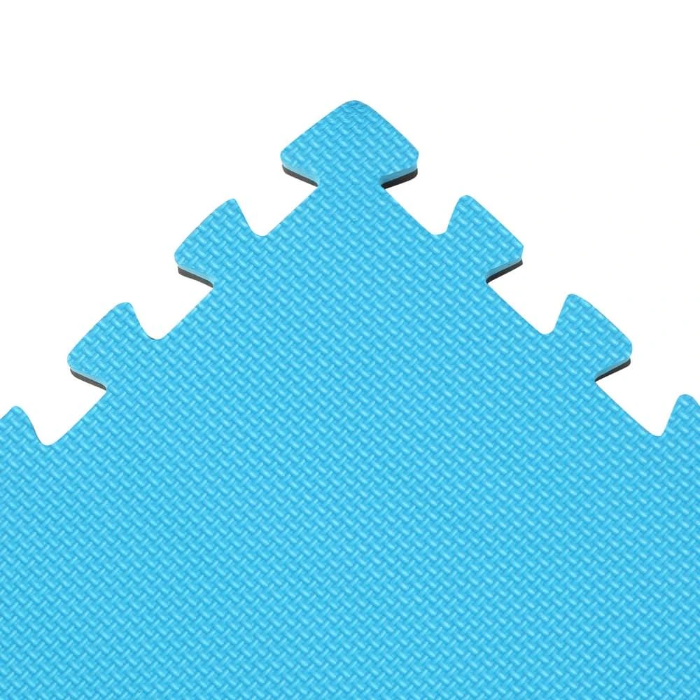 Norsk Blue/Black 24 In. X 24 In. EVA Foam Sport Multi-Purpose Reversible Interlocking Tile (24-Tile) 2 Norsk Blue/Black 24 In. X 24 In. EVA Foam Sport Multi-Purpose Reversible Interlocking Tile (24-Tile) - Image 2