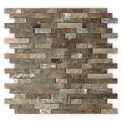 Inoxia SpeedTiles Bengal Brown 11.77 In. X 11.57 In. X 8 Mm Stone Self-Adhesive Wall Mosaic Tile (11.4 Sq. Ft. / Case) -Floor Promotion Store 94eae82fa801f531628acea609e39771 1800x1800