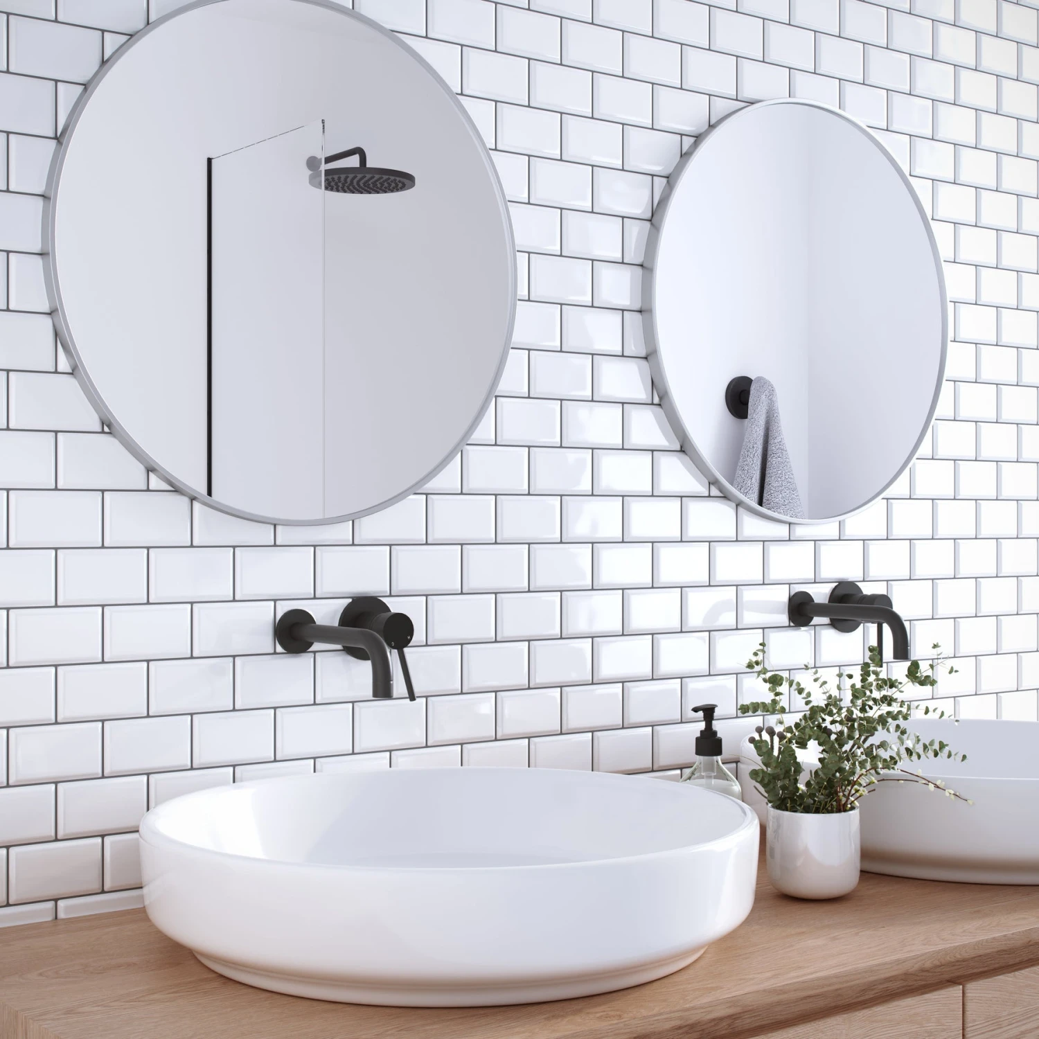 Crystiles 12"x12" Subway White Vinyl Peel And Stick Backsplash Tile, Pro Series Thicker Version, 4-Sheet Pack 7 Crystiles 12"x12" Subway White Vinyl Peel And Stick Backsplash Tile, Pro Series Thicker Version, 4-Sheet Pack - Image 7