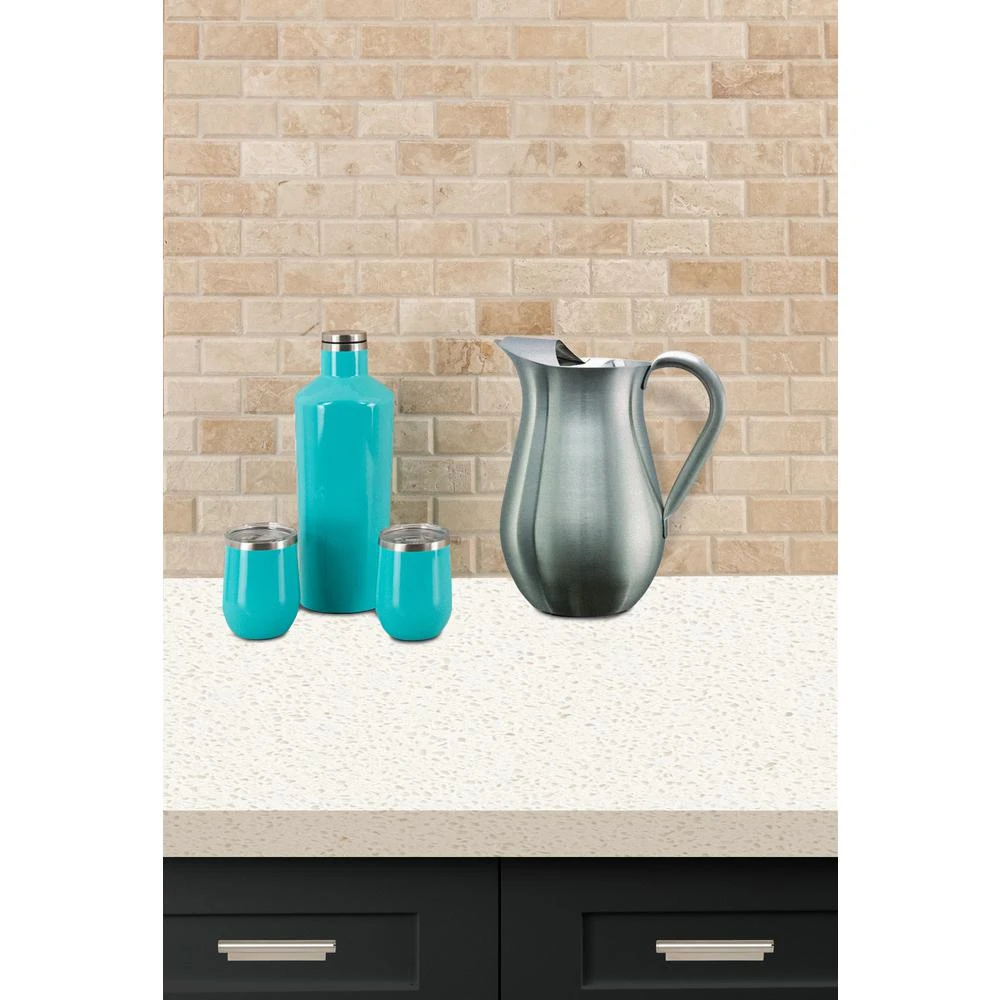 MSI Tuscany Ivory 12 In. X 12 In. X 10mm Honed Beveled Travertine Mesh-Mounted Mosaic Tile (10 Sq. Ft. / Case) 7 MSI Tuscany Ivory 12 In. X 12 In. X 10mm Honed Beveled Travertine Mesh-Mounted Mosaic Tile (10 Sq. Ft. / Case) - Image 7