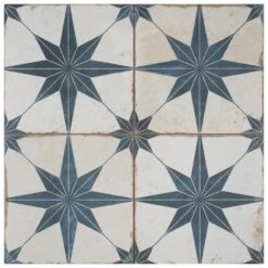 Merola Tile Kings Star Blue 17-5/8"x17-5/8" Ceramic F/W Tile 25 Merola Tile Kings Star Blue 17-5/8"x17-5/8" Ceramic F/W Tile -Floor Promotion Store 99323a373d31d19b97213cf71108521c 1800x1800