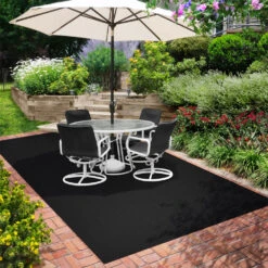 Indoor/Outdoor Carpet With Rubber Marine Backing - Black 6' X 10' - Several Sizes Available - Carpet Flooring For Patio, Porch, Deck, Boat, Basement Or Garage -Floor Promotion Store 9a876d0e 0b25 48e2 a527 4ea85fb8afdd 1.9ccfb0a66c3095bb37ccc37b057ccd29 1800x1800