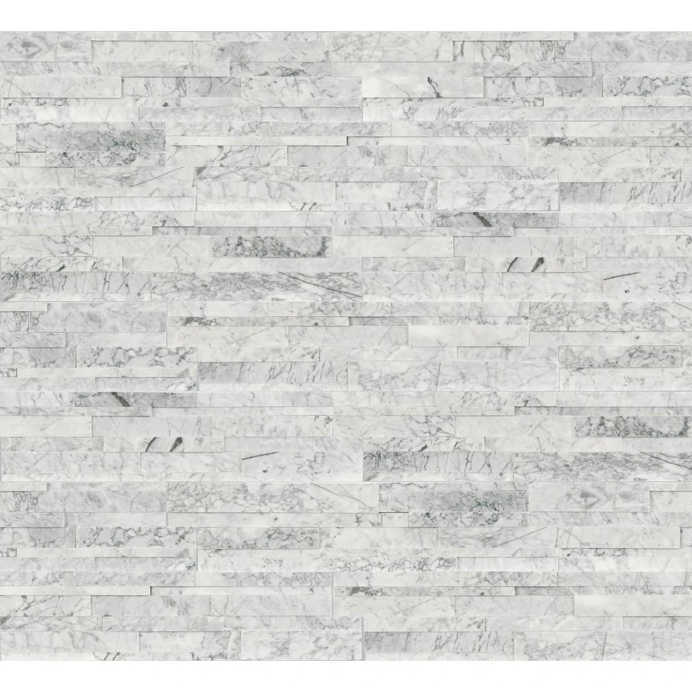 MSI Arctic White Ledger Panel 6 In. X 24 In. Natural Marble Wall Tile (10 Cases / 60 Sq. Ft. / Pallet) 8 MSI Arctic White Ledger Panel 6 In. X 24 In. Natural Marble Wall Tile (10 Cases / 60 Sq. Ft. / Pallet) - Image 8