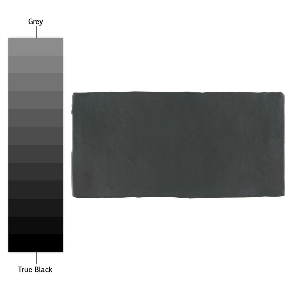 Merola Tile Chester Matte Nero 3 In. X 6 In. Ceramic Wall Subway Tile (6.02 Sq. Ft. / Case) 9 Merola Tile Chester Matte Nero 3 In. X 6 In. Ceramic Wall Subway Tile (6.02 Sq. Ft. / Case) - Image 9