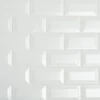 Daltile Restore 3 In. X 6 In. Ceramic Bevel Bright White Subway Tile (10 Sq. Ft. / Case)