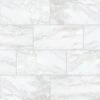 Daltile QuicTile 12 In. X 24 In. Enchanting Marble Matte Porcelain Locking Floor Tile (9.6 Sq. Ft. / Case)
