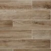 Daltile Trace Meadow 6 In. X 36 In. Golden Brown Glazed Porcelain Floor And Wall Tile (14.5 Sq. Ft./Case)
