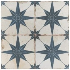 Merola Tile Kings Star Blue 17-5/8"x17-5/8" Ceramic F/W Tile 24 Merola Tile Kings Star Blue 17-5/8"x17-5/8" Ceramic F/W Tile -Floor Promotion Store a32db216dd11cbffbcb22741e857a3a3 1800x1800