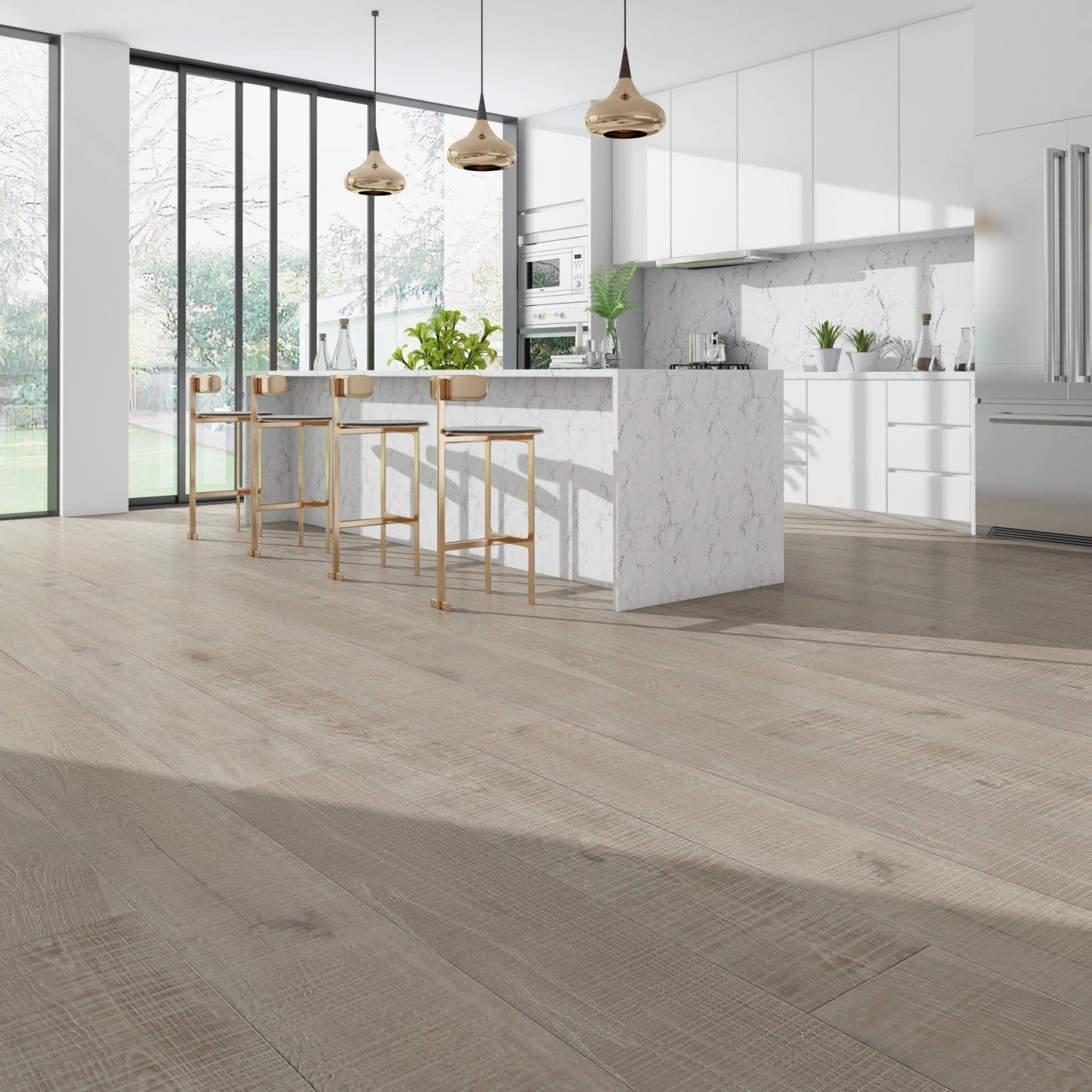 BuildDirect Dover Bandsawn Oak 4mm Thick RL X 7.5" Engineered Hardwood Flooring (22.7 Sq Ft Per Box) 5 BuildDirect Dover Bandsawn Oak 4mm Thick RL X 7.5" Engineered Hardwood Flooring (22.7 Sq Ft Per Box) - Image 5